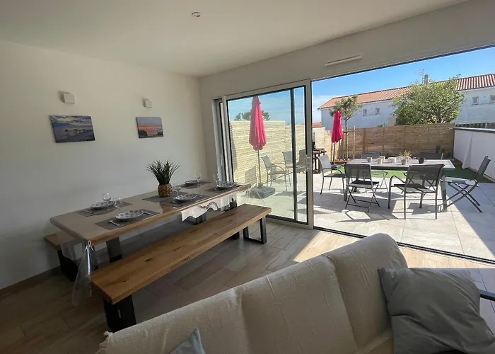 Contemporaine Pres De La Avec Jardin, Terrasse Et Wifi - Fr-1-22-359 La Tranche-sur-Mer